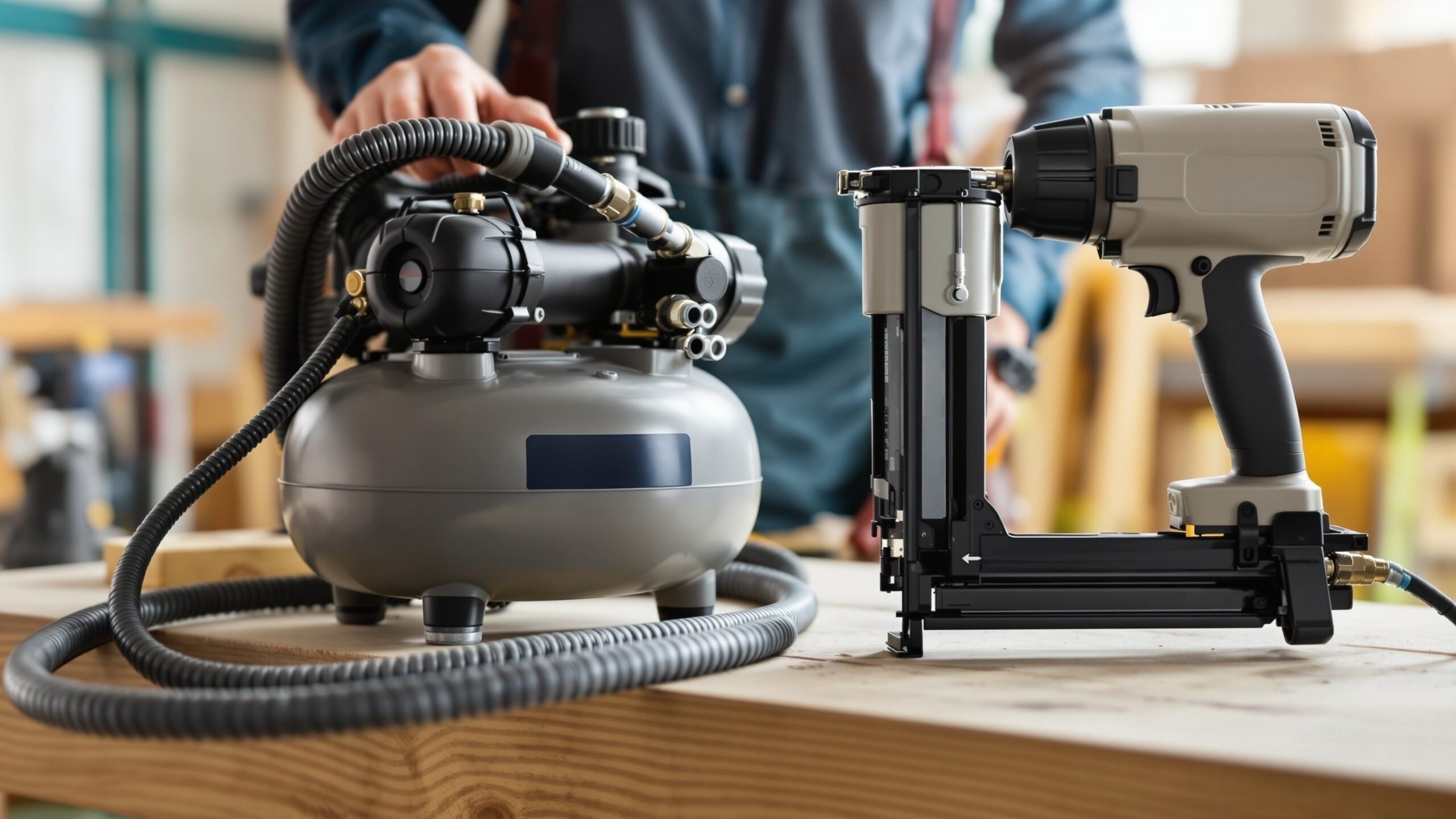 Compressors & Nail Guns