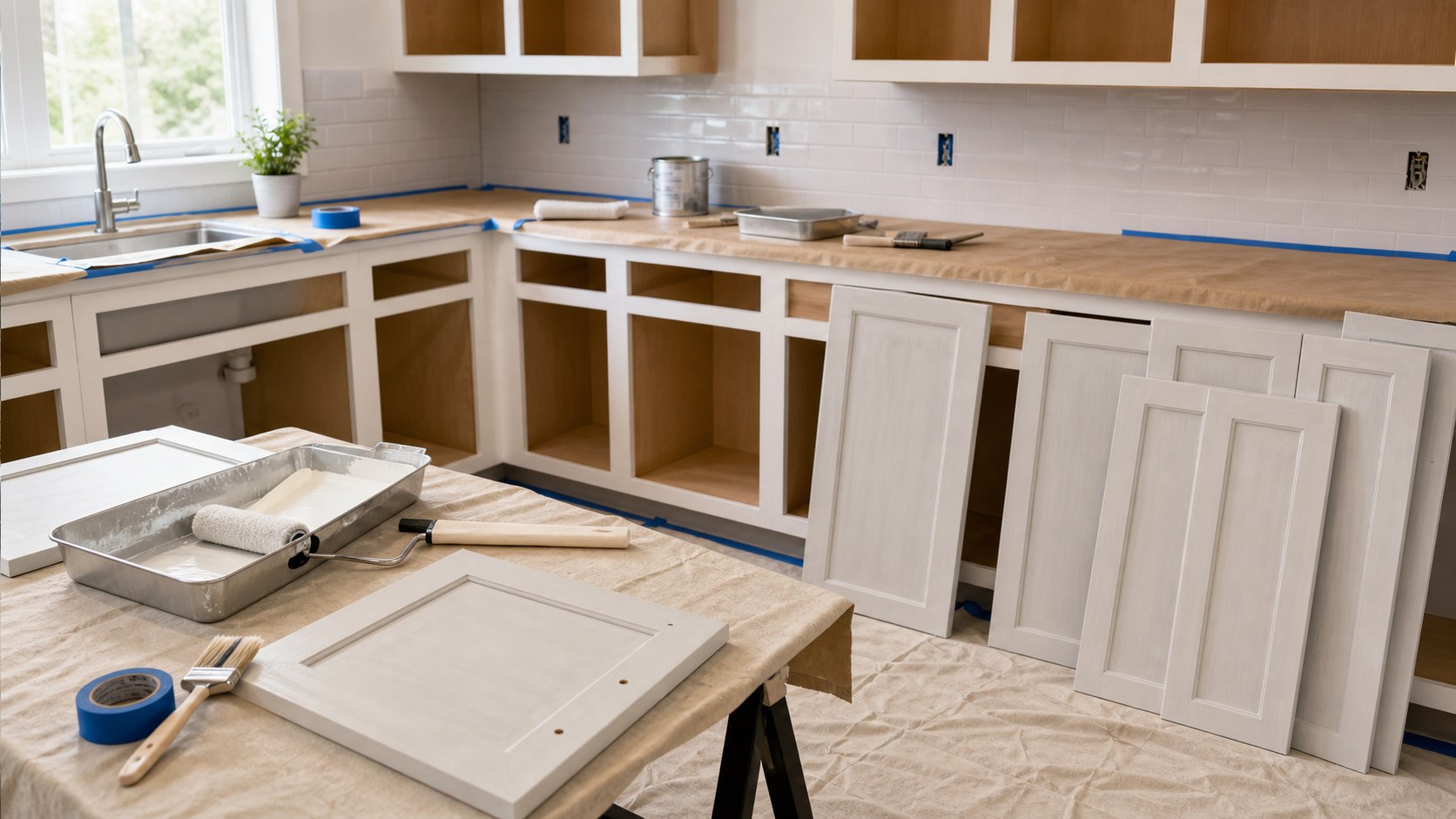 How to Paint Kitchen Cabinets Like a Pro Without Replacing Them